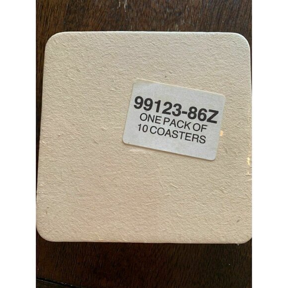 - Harley Davidson Coasters New in Package of 10 Coasters Bar - Picture 2 of 2